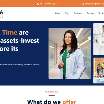 Diagnostic Laboratory Website