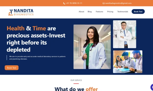 Diagnostic Laboratory Website