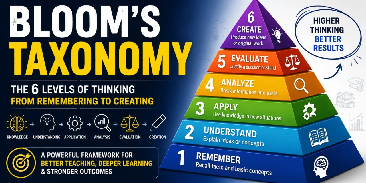 Bloom’s Taxonomy Made Practical: What It Is, Why It Matters, and How to Use It in Teaching