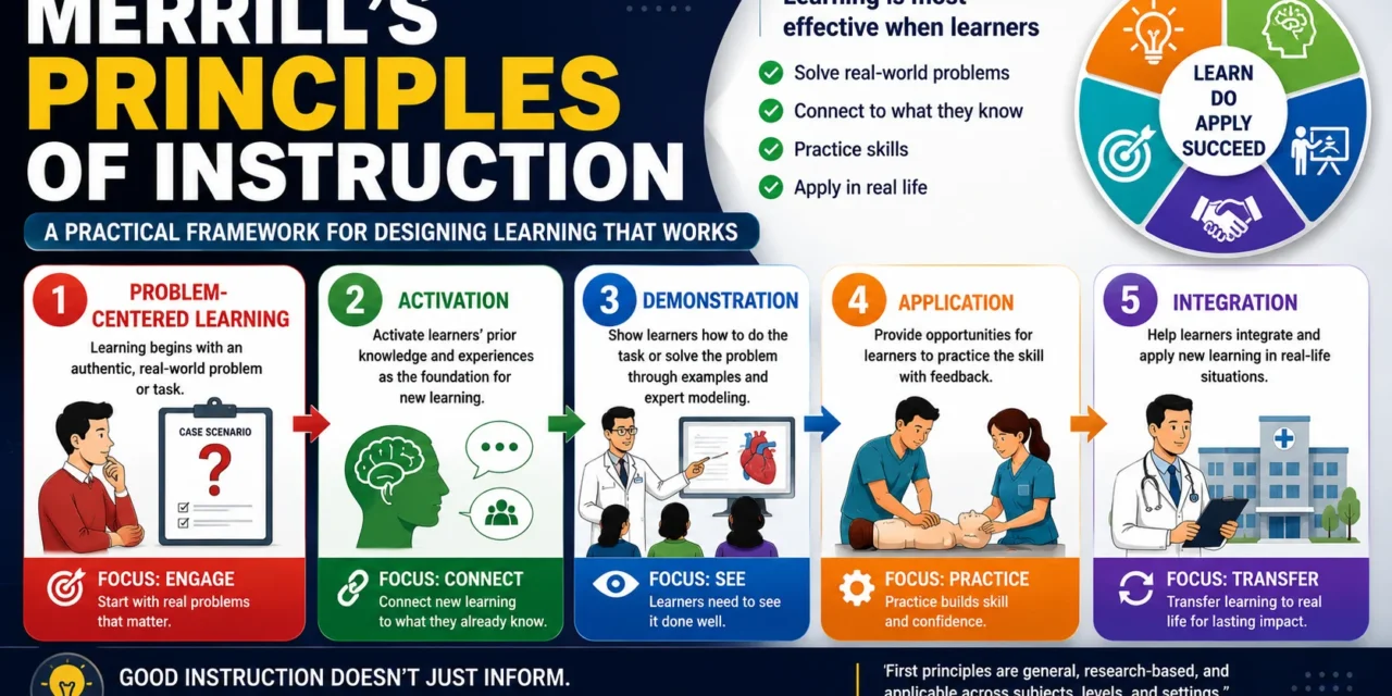 Merrill’s First Principles of Instruction: A Practical Guide to Designing Learning That Works